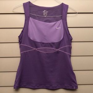 ❌❌SOLD❌❌ Purple Nike Bra Workout Top Dri-Fit Med